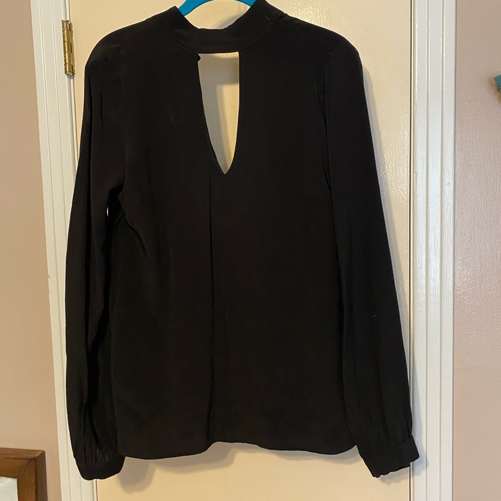 Black Long sleeve blouse Size Small